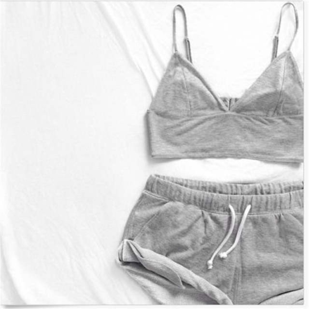 Grey Short set